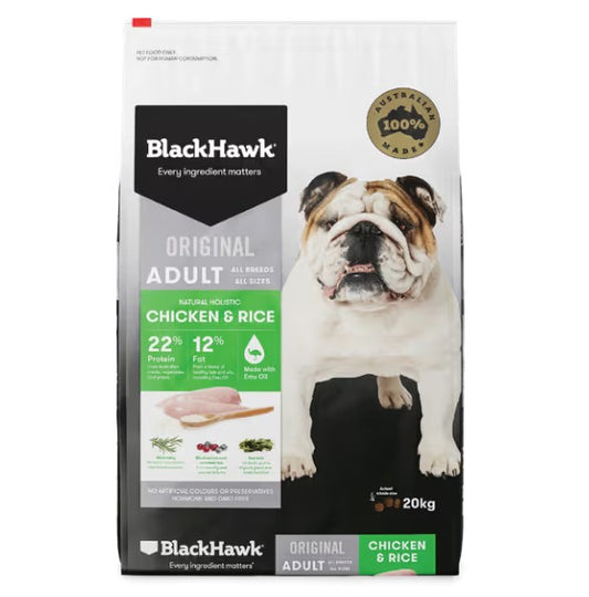 Black Hawk Adult Dog Chicken Rice 20kg