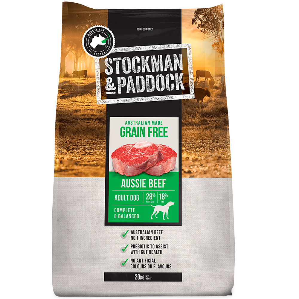 Stockman & Paddock Grain Free Aussie Beef 20kg