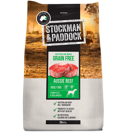 Stockman & Paddock Grain Free Aussie Beef 20kg